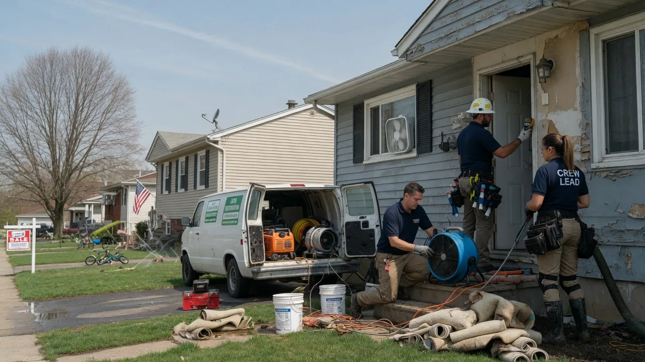 Flood Cleanup in Pilgrims Knob, VA near me